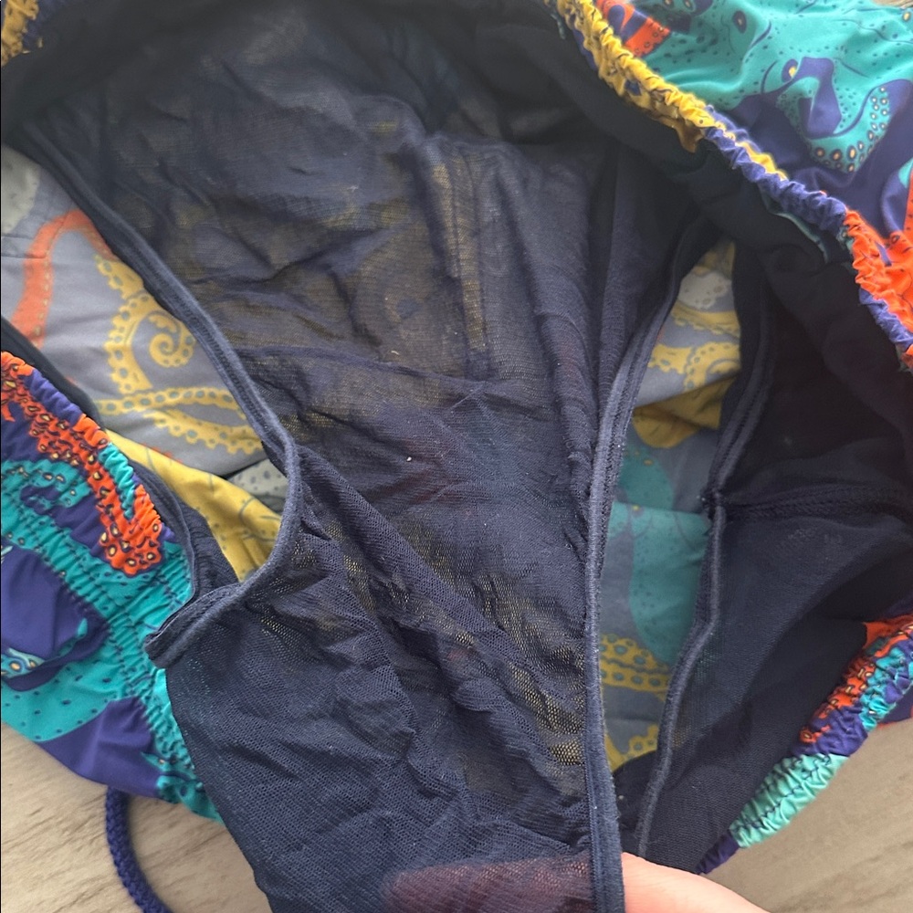 Vilebrequin Men's Moorea Octopus-Print Swim Trunks vibrant marine XXXL - Picture 7 of 9